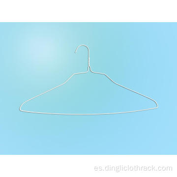 Percha ecológica para camisa en polvo blanco